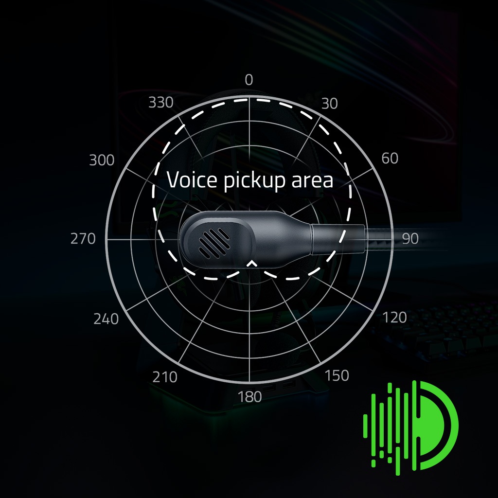 Tai Nghe Razer BlackShark V2 X | Kết Nối 3.5mm | Drive Triforce 50mm | Loa/Micro Đơn khử ồn | Memory Foam êm tai | BigBuy360 - bigbuy360.vn