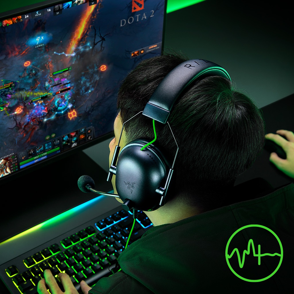 Tai Nghe Razer BlackShark V2 X | Kết Nối 3.5mm | Drive Triforce 50mm | Loa/Micro Đơn khử ồn | Memory Foam êm tai | BigBuy360 - bigbuy360.vn
