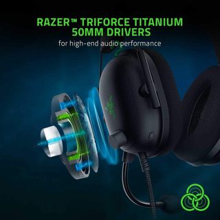 [PHIÊN BẢN ĐẶC BIỆT] Razer BlackShark V2 - Special Edition Multi-platform wired esports headset (Sound Card + Túi đựng)