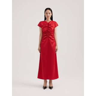 Đầm lụa midi Mauve Jane dress