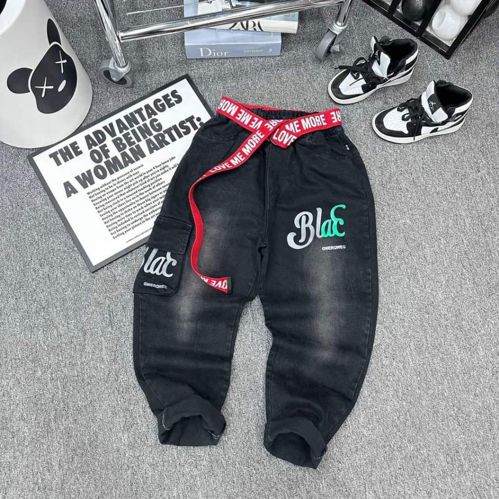 Quần jeans/bò dài cực xịn đẹp cho bé trai 12-45kg