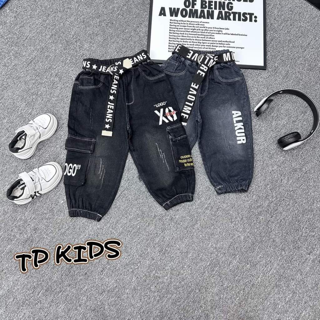 Quần jeans/bò dài cực xịn đẹp cho bé trai 12-45kg