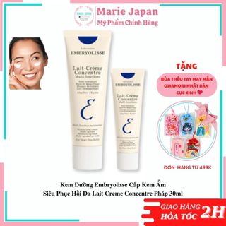 Kem Dưỡng Embryolisse Cấp Kem Ẩm Siêu Phục Hồi Da Lait Creme Concentre Pháp 30ml