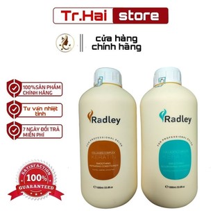 Cặp dầu gội xả radley 1000ml phục hồi ngăn tóc gãy rụng , siêu mềm mượt tóc