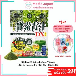Bột Rau Củ Aojiru Bổ Sung Vitamin Chất Xơ En.zyme DX Nhật Bản - Hộp 24 gói