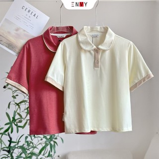 Áo Thun Polo Nữ Tay Ngắn Phối Viền ENVY AT157
