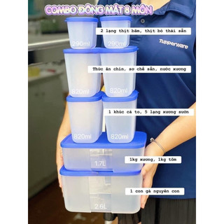 set 8 hộp trữ mát và đông