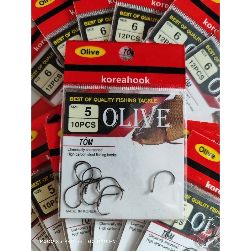 Lưỡi câu tôm OLIVE Hàn Quốc