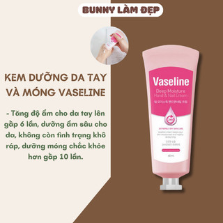 Kem dưỡng da tay và móng Vaseline Deep Moisture 60ml
