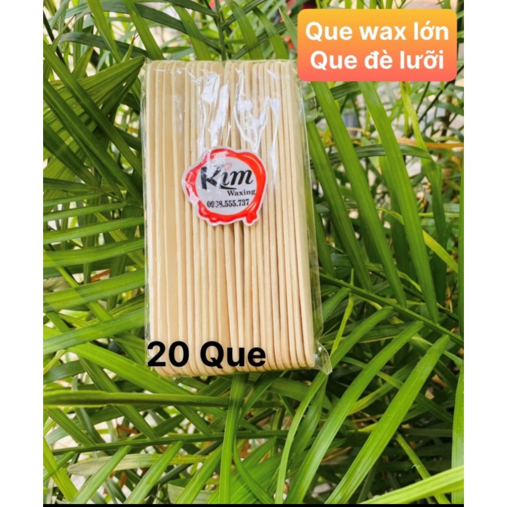 40 Que gỗ dùng phết gel wax chuyên dụng Loại que Đè Lưỡi