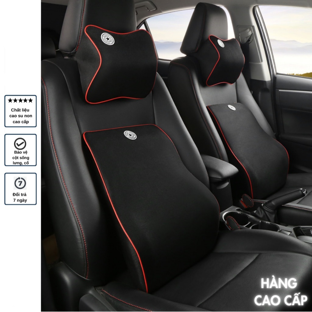 Đệm Lưng Ghế Xe Hơi Giảm Mỏi Tạo Cảm Giác Thoải Mái Lái Xe Hoặc Hỗ Trợ Ghế Văn Phòng Ngồi Thời Gian Lâu | BigBuy360 - bigbuy360.vn