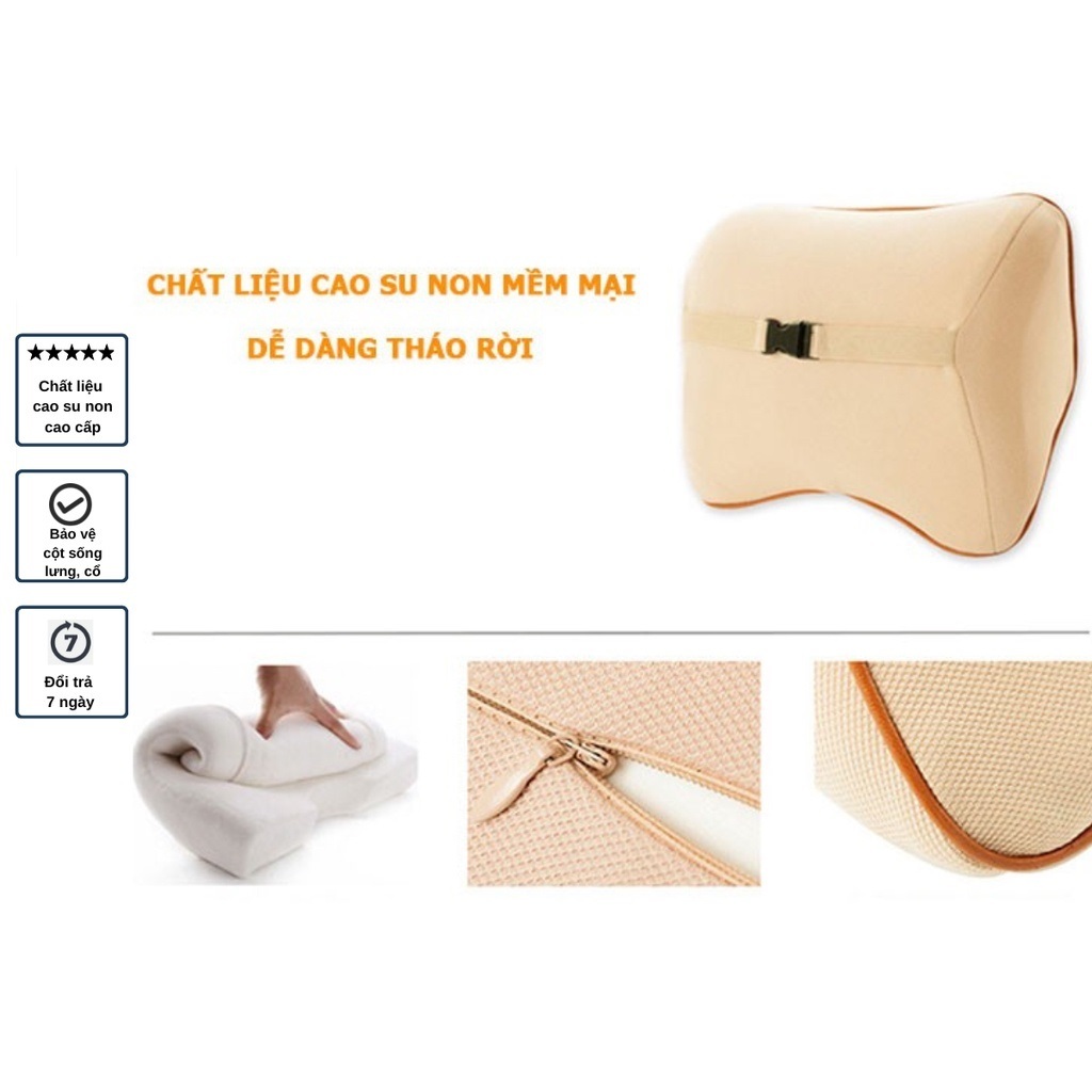 Đệm Lưng Ghế Xe Hơi Giảm Mỏi Tạo Cảm Giác Thoải Mái Lái Xe Hoặc Hỗ Trợ Ghế Văn Phòng Ngồi Thời Gian Lâu | BigBuy360 - bigbuy360.vn