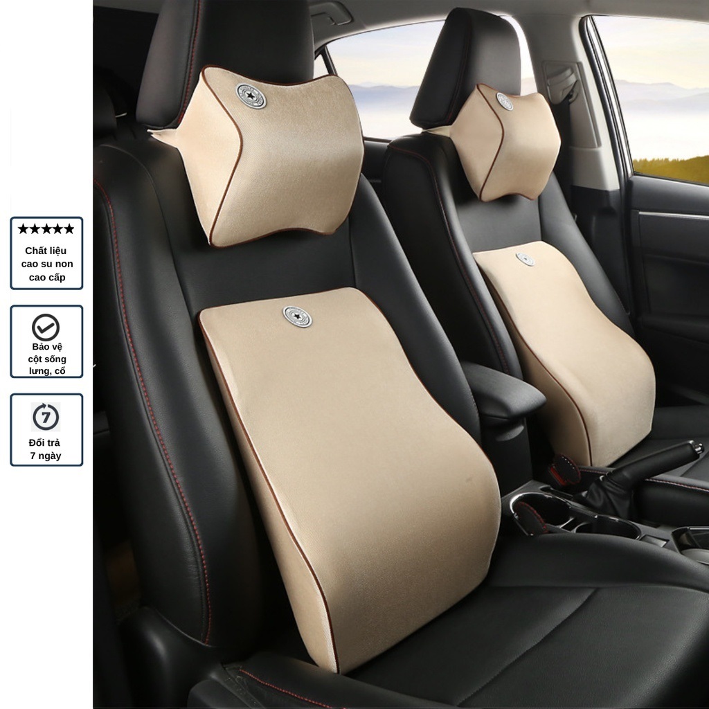 Đệm Lưng Ghế Xe Hơi Giảm Mỏi Tạo Cảm Giác Thoải Mái Lái Xe Hoặc Hỗ Trợ Ghế Văn Phòng Ngồi Thời Gian Lâu | BigBuy360 - bigbuy360.vn