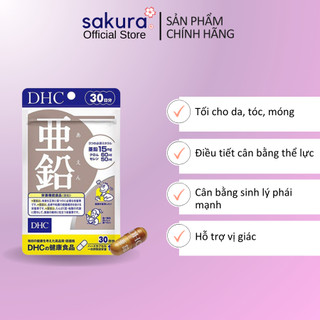 Viên uống bổ sung kẽm ZinC DHC - Sakura Store Official