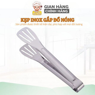 Kẹp inox đa năng, gắp đồ nướng, gắp thức ăn, đồ nóng