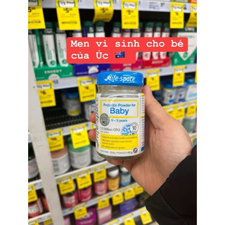 Men vi sinh dành cho trẻ Life space probiotic powder của Úc