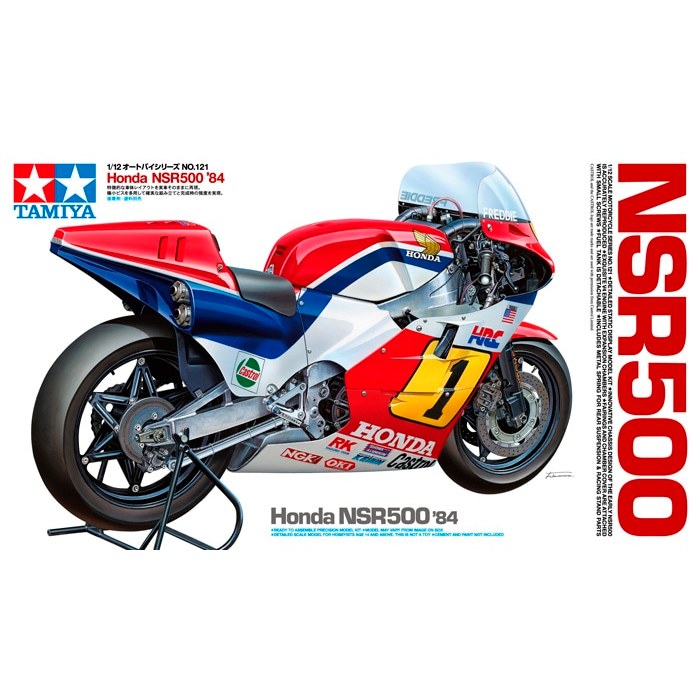 [TAMIYA] 14121 Mô hình xe mô tô 1/12 SCALE Honda NSR500 '84
