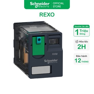 Relay trung gian - 2 poles - 24vdc - schneider electric - rxm2ab1bd rxm2ab2bd