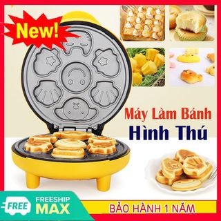 Máy nướng bánh hình thú MAGICBULLET,máy nướng bánh bông lan 7 khuôn hình