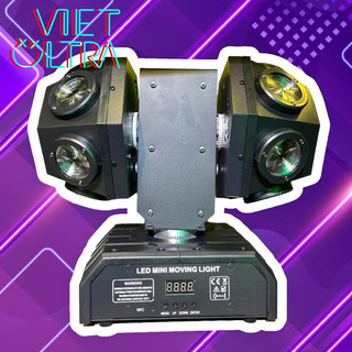 Đèn Moving 12 Mắt 2 Đầu Có Laser VIET ULTRA