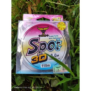 Cước câu cá SPOT 3D TORO tàng hình 110m