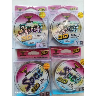 Cước câu cá SPOT 3D TORO tàng hình 110m