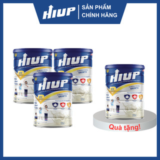 Sữa bột hiup combo mua 3 sữa hiup 650g tặng 1 sữa bột tăng chiều cao cho bé từ 2 đến 15 tuổi hiup chính hãng