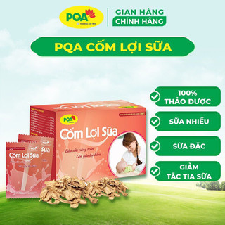 Cốm lợi sữa PQA dùng cho mẹ sau sinh, ít sữa, mất sữa, sữa nóng