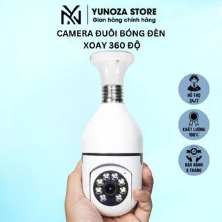 Camera Yoosee Wifi Yoosee 8 LED Đuôi Bóng Đèn Xoay 360 Độ 5.0Mps - 1080P CÓ BẢO HÀNH