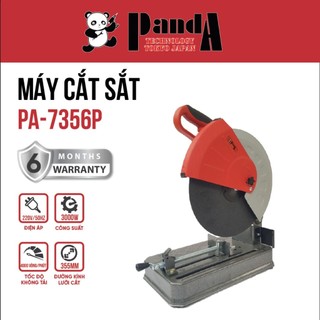 Máy cắt sắt PANDA PA7356P, Công suất 3000W, Bàn cắt dày, Cắt góc 45 độ, Tặng kèm lưỡi cắt