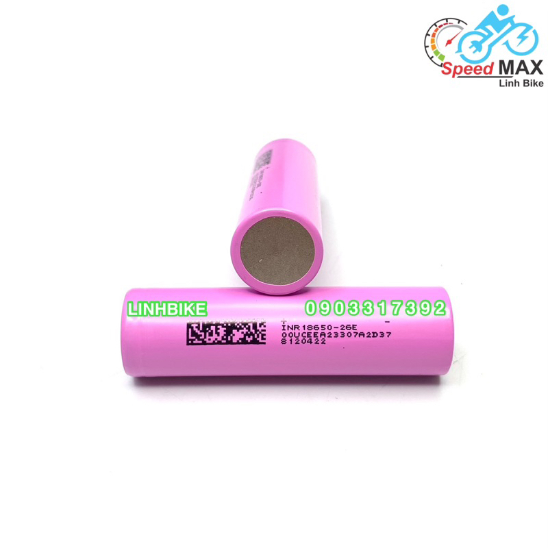 Pin hồng 18650 DL 2.500mAh xả 5C 10A