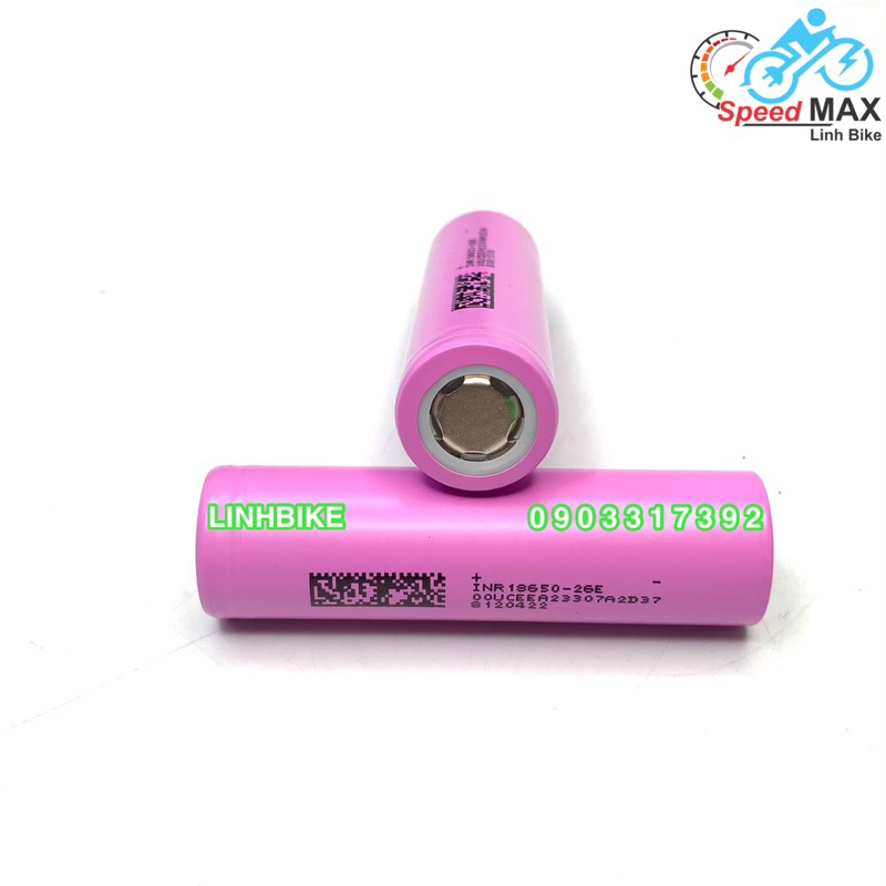 Pin hồng 18650 DL 2.500mAh xả 5C 10A