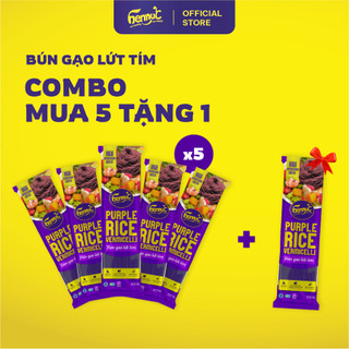 Bún Gạo Lứt Tím Hennut - Bún gạo lứt tím nguyên chất, eatclean, tiện lợi