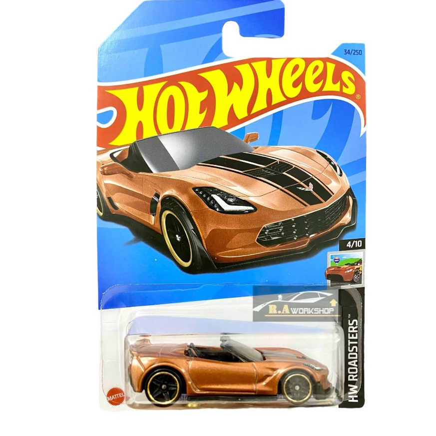 Xe Hot Wheels Siêu xe Corvette C7 Z06 (Mẫu mới)