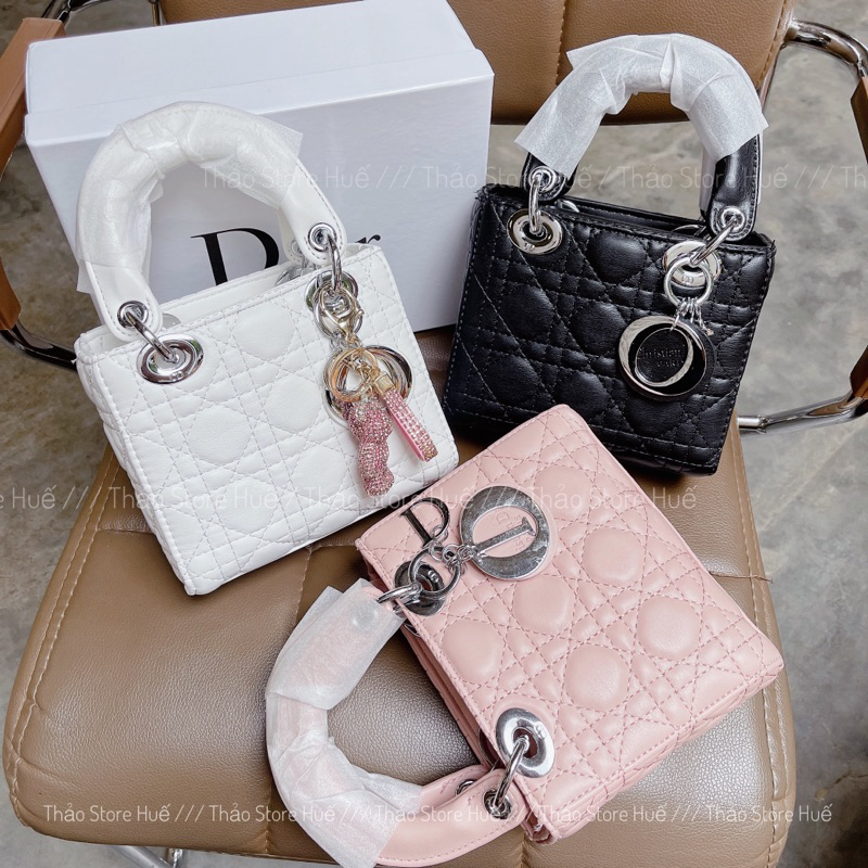 ⚠️ 𝐀̉𝐍𝐇 𝐓𝐇𝐀̣̂𝐓 - TÚI D da lì tag bạc sz17 2 dây