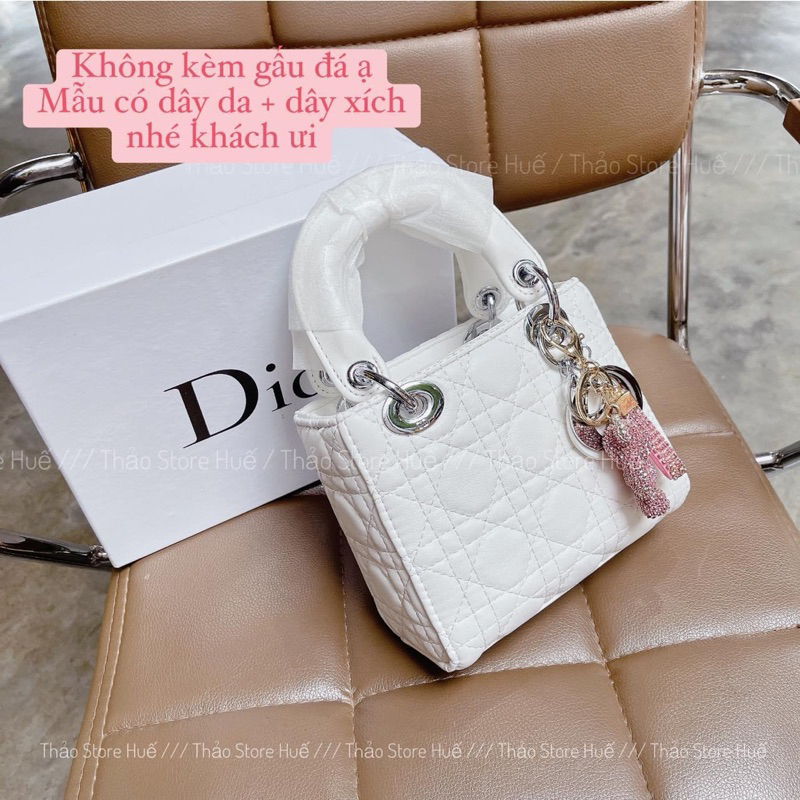 ⚠️ 𝐀̉𝐍𝐇 𝐓𝐇𝐀̣̂𝐓 - TÚI D da lì tag bạc sz17 2 dây