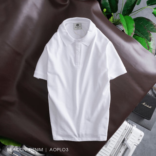 Áo Polo Nam Chất Thun Cotton Trơn Vải Cá Sấu BEACON DENIM Form Vừa Trẻ Trung 6 Màu AOPL03