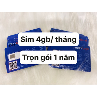 sim 4G MobiFone 4gb/tháng - trọn gói 1 năm