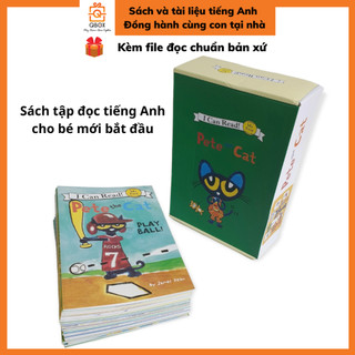 Tập đọc tiếng Anh cho bé 3-6t ⚡️I can read Pete the Cat 🐱 Có sẵn file đọc và video phim