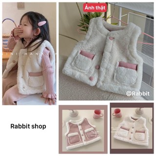Áo khoác gile thời trang thu đông mới cho bé gái hàng sẵn lẻ size