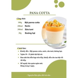 Bột làm khúc bạch và Panna cotta BKB 500g