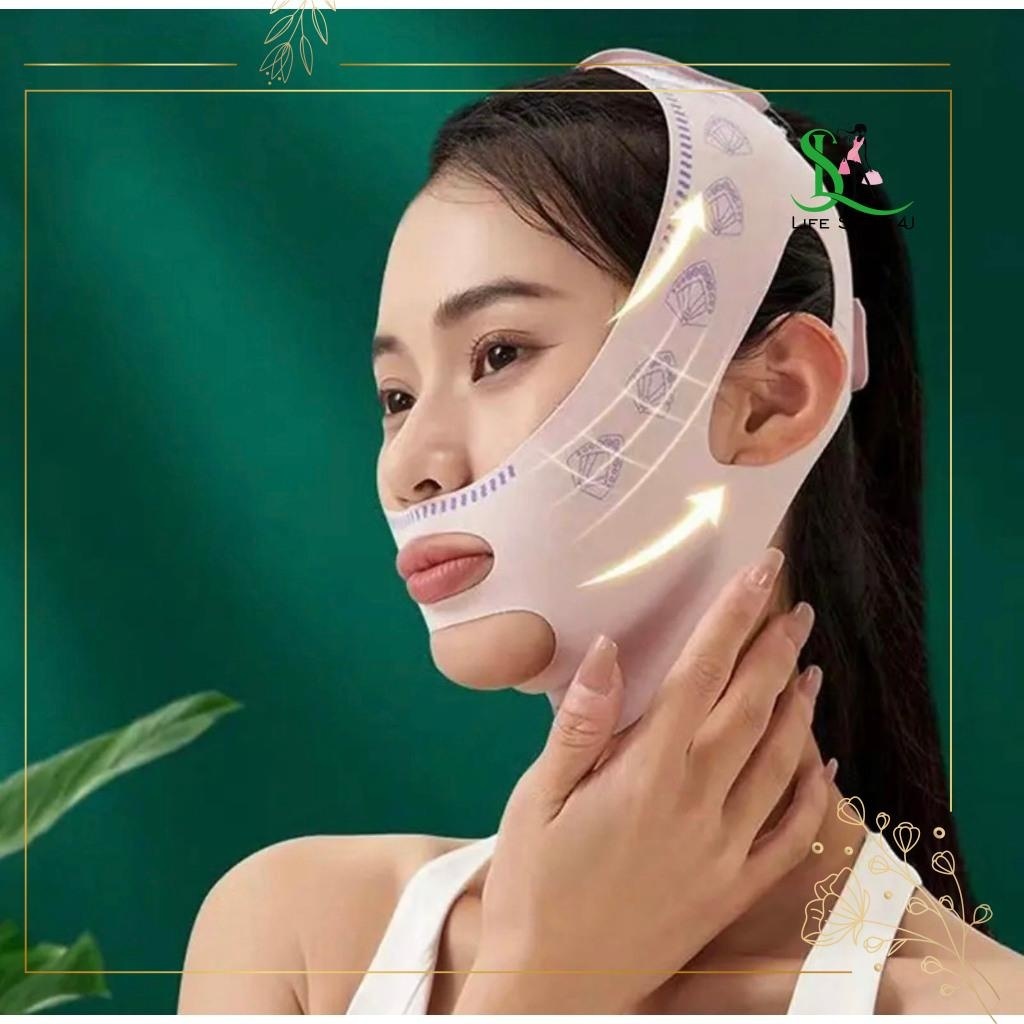 Mặt nạ nâng cơ mặt Vline, mặt nạ Vline thon gọn mặt, đai đeo mặt đàn hồi săn chắc giảm béo nọng cằm