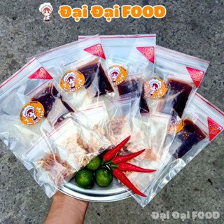 COMBO 10 Bịch Bánh Tráng Dẻo Trộn Sốt Bò Sa Tế Kèm Khô Gà Lá Chanh Khô Bò Xé Cay ĐẠI ĐẠI FOOD