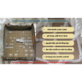 combo 11 lưới chắn container , lưới bảo vệ hàng hóa chắn trước cửa thùng