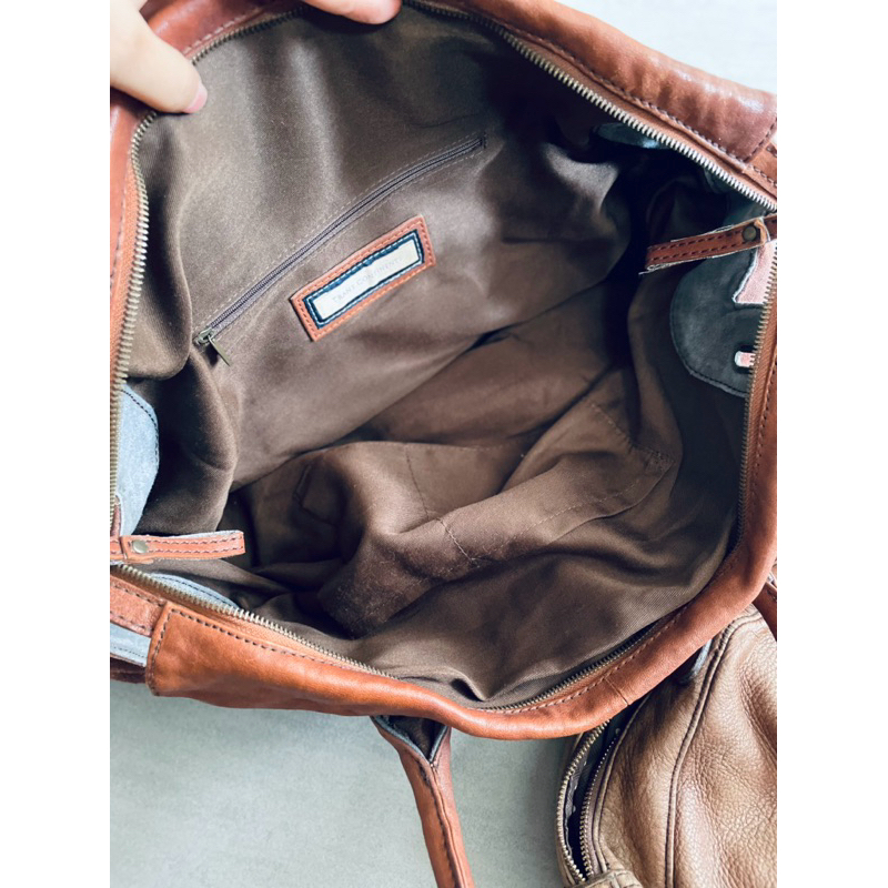 Túi si hiệu F.ula da thật