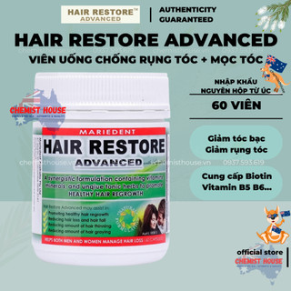 [Hàng Chuẩn ÚC ] Hair Restore Advance - Viên uống chống rụng tóc, kích thích mọc tóc 60 viên