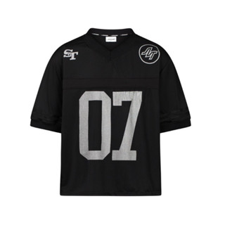 Áo thun Unisex SEVENTOWN MESH JERSEY màu ĐEN