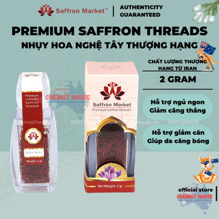 [Hàng Chuẩn ÚC] Trà hoa nghệ tây cao cấp saffron Úc  giúp an thần ngủ ngon hỗ trợ đẹp da