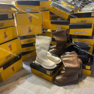 CÓ SẴN( Ảnh thật tự chụp) Boot da cao cổ cho bé hàng Qc