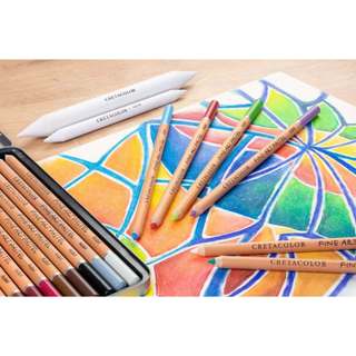 [ARBAT] Set chì phấn Cretacolor Pastel Pencil 12 màu